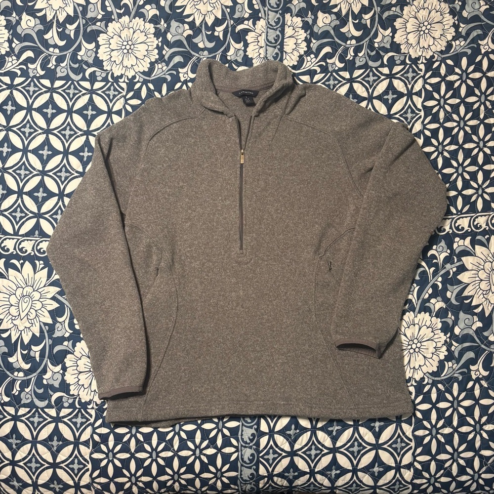 Lands’ End half zip Sweater Fleece Pullover